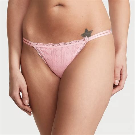 Victoria S Secret Intimates Sleepwear Nwt Victorias Secret Stretch Cotton String Bikini