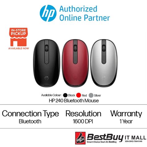 Hp Bluetooth Mouse Wireless Mouse Ergonomic Mouse V G Aa