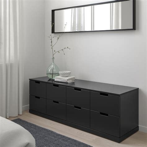 Nordli 8 Drawer Dresser Anthracite 63x211 4 Ikea