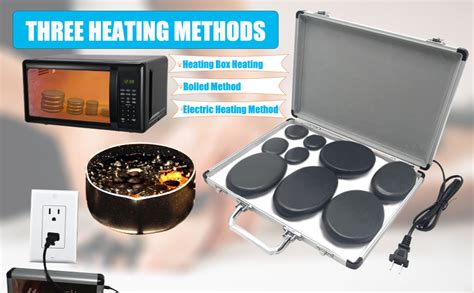 Amazon Tpbaeke Hot Stones Massage Set With Warmer Pcs Hot Stones With Heater Kit For