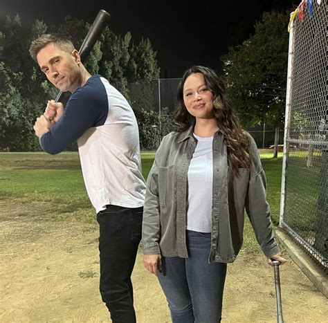 Eric Winter Melissa Oneil Bts Of The Rookie In 2023 Eric Winter