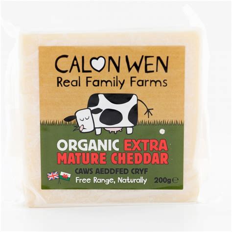 Calon Wen Organic Extra Mature Cheddar G Organic To Your Door