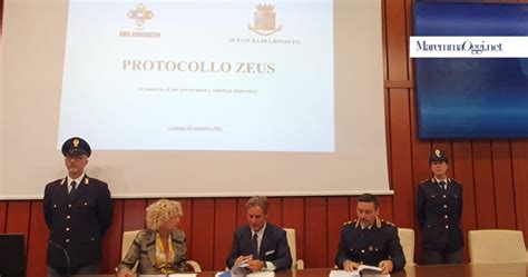 Violenze Domestiche Sottoscritto Il Protocollo Zeus MaremmaOggi