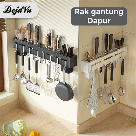 Jual Dejavu Rak Peralatan Dapur Rak Pisau Dinding Dapur Organizer