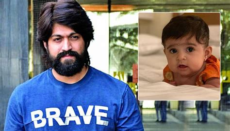kgf star yash  wife shares  picture   daughter
