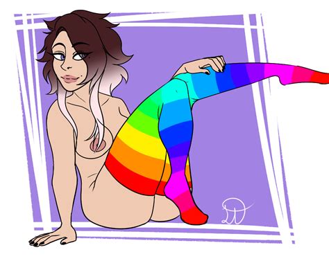 Rainbow Socks By WitchyTricks Hentai Foundry