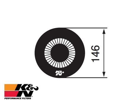 K N Air Filter E Replacement For Gruppem Intakes