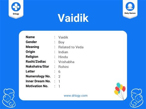 Vaidik Name Meaning Origin Numerology And Popularity Drlogy