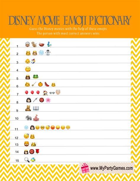 Free Printable 80s Movies Emoji Quiz Free Printable Romantic Movie