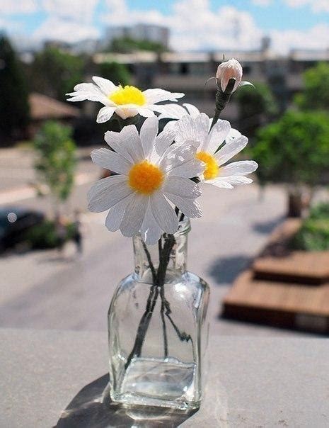 Ромашки детскими руками