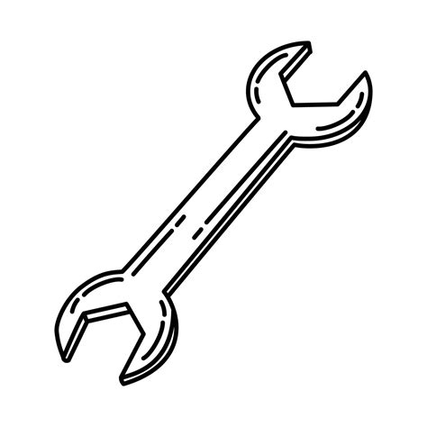 Wrenches Icon Doodle Hand Drawn Or Outline Icon Style 3216462 Vector