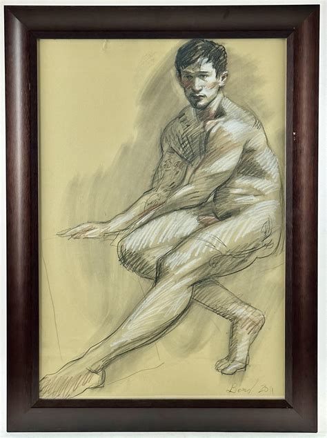 At Auction Mark Beard Mark Beard B Nude Male Study