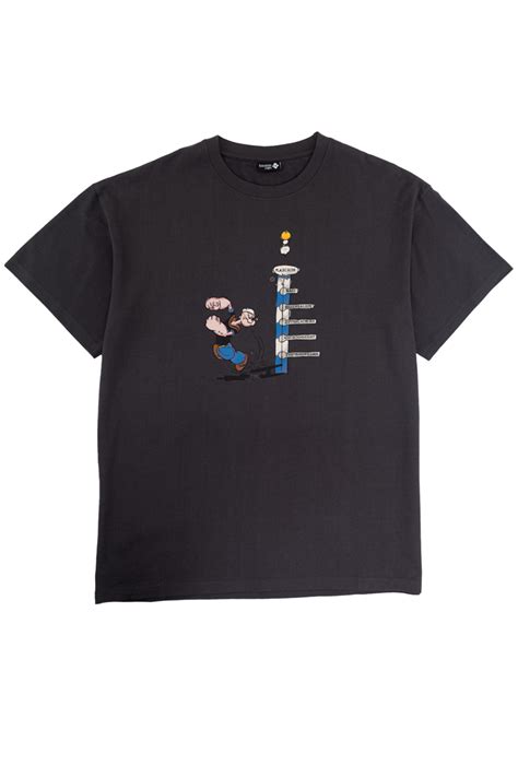 Herren T Shirt Popeye Haut Den Lukas Dunkelgrau Tracht In Gro En