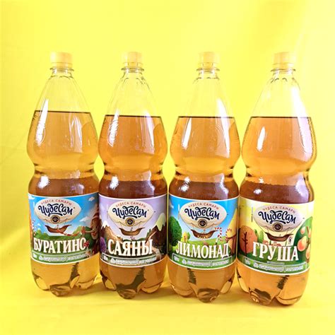 Лимонад оптом бренда «ЧудеСам». Вкусные, сладкие безалкогольные напитки ...