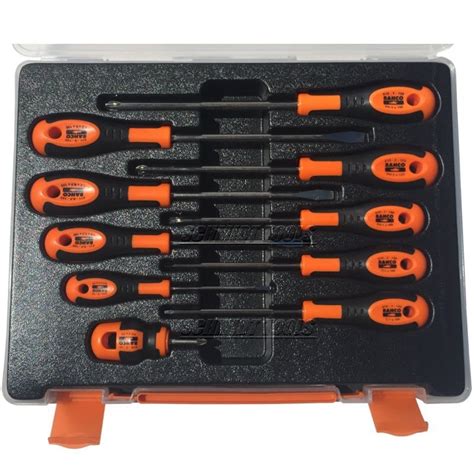 Bahco Screwdriver Set 10 Piece With Carry Case 605 10 Pc Au West Oz Tools