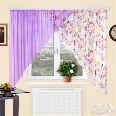 Шторы ассиметричные на кухню: фото интересных дизайнерских решений ...