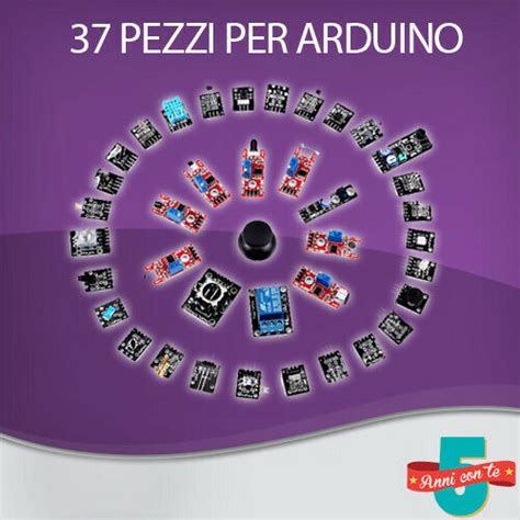 KIT COMPLETO 37 SENSORI ARDUINO WallMall La Tua Casa In Buone Mani