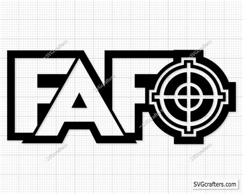 Fafo Fuck Around Find Out Crosshair Svg Faafo Punisher Flag