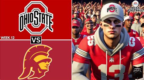 Msfl College Football Series Usc Vs Ohio State Week Season