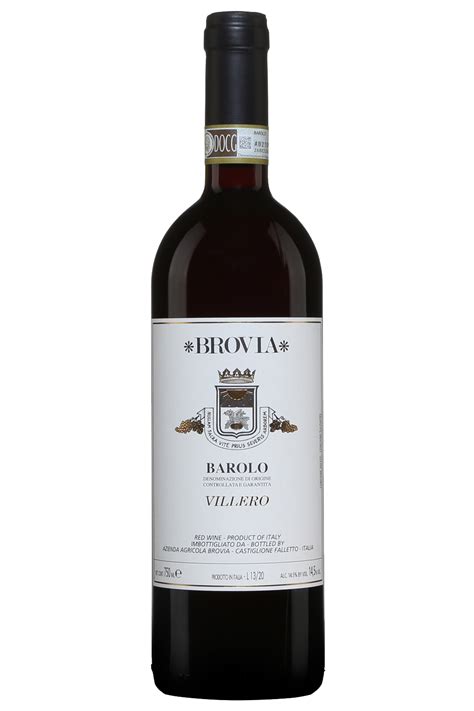 brovia villero barolo  fiche produit saqcom