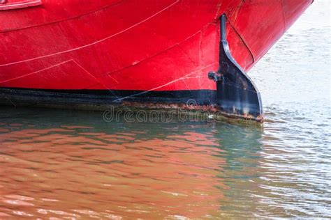 Ship S Rudder Stock Image Image Of Ocean Anchor Background