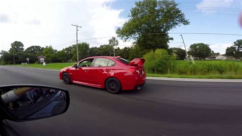 2017 Subaru Wrx Sti Pure Red Vibin In This Bih Youtube