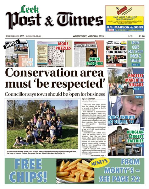 Residents feel leek post and times captures the town spirit 4