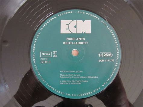 Langspielplatte 2LP KEITH JARRETT NUDE ANTS Gebraucht in Degersheim für CHF 16 mit