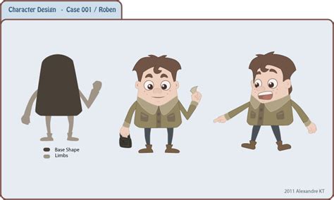 Animation and Penci test - Alexandre KT: Character Design - Cartoon