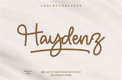 Haydenz Font FreeDaFonts