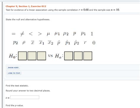 Solved Chapter 9, Section 1, Exercise 010 Find a 95% | Chegg.com
