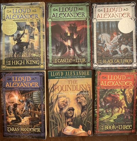 The Chronicles Of Prydain The 6 Volume Set The Book Of Three The