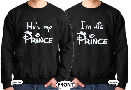 Lgbt Gay Im His Prince Hes My Prince Mickey Mustache With Custom