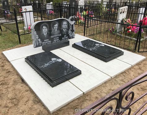 Могильные плиты из гранита фото