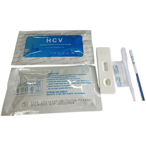 One Step Rapid Medical Diagnostic Hcv Cassettehcv Rapid Test Kits