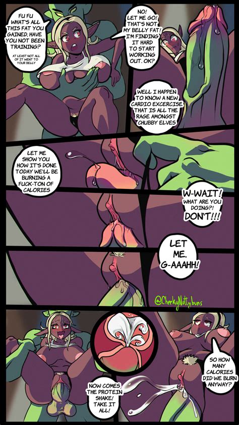 Kuroeda Fitness Lesson Patreon Comic By Cheekynuttybuns Hentai Foundry