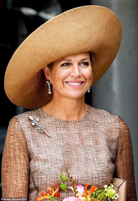 Queen Maxima Beams In Nude Outfit As She Visits Mineral Plant Artofit