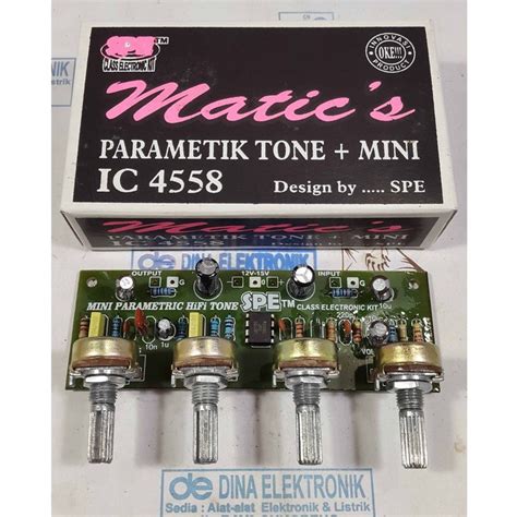 Jual KIT TONE CONTROL MONO MINI PARAMETRIK PLUS MIDDLE Shopee Indonesia