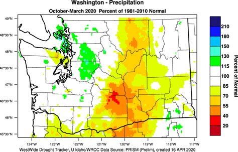 A Review Of Winter 2019 2020 Office Of The Washington State Climatologist