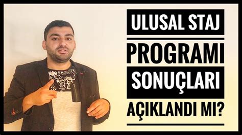 8 500 AYLIK ULUSAL STAJ PROGRAMI SONUÇLARI AÇIKLANDI MI STAJ