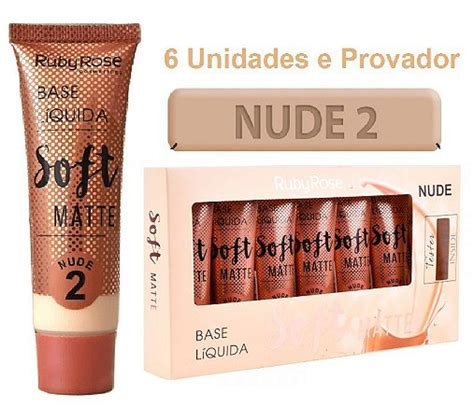 Base Soft Matte Nude Ruby Rose Kit C Unid E Prov Distribuidora Jcf Fornecedor De