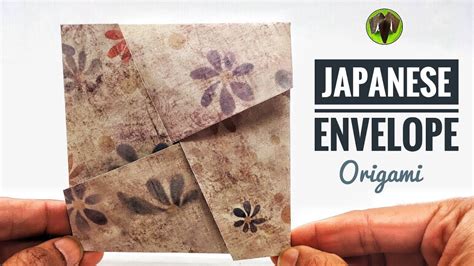 Japanese Envelope Diy Handmade Origami Tutorial By Paper Folds