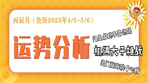 2023年丙辰月流月运势分析（4月5号 5月6号） Youtube