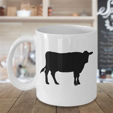 Cow Ceramic Mug Coffee Mugs With Cows Cow Mugs For Women Etsy