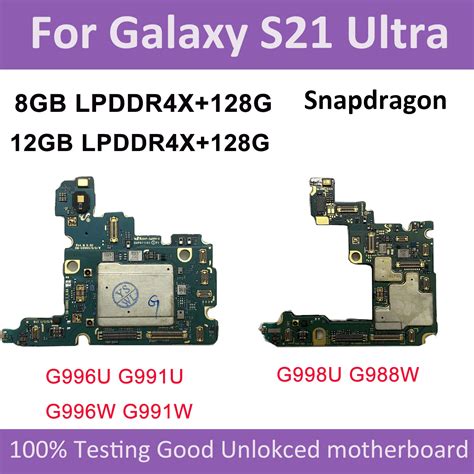 Original Motherboard For Samsung Galaxy S21 Plus 5g G991u G996u G998u