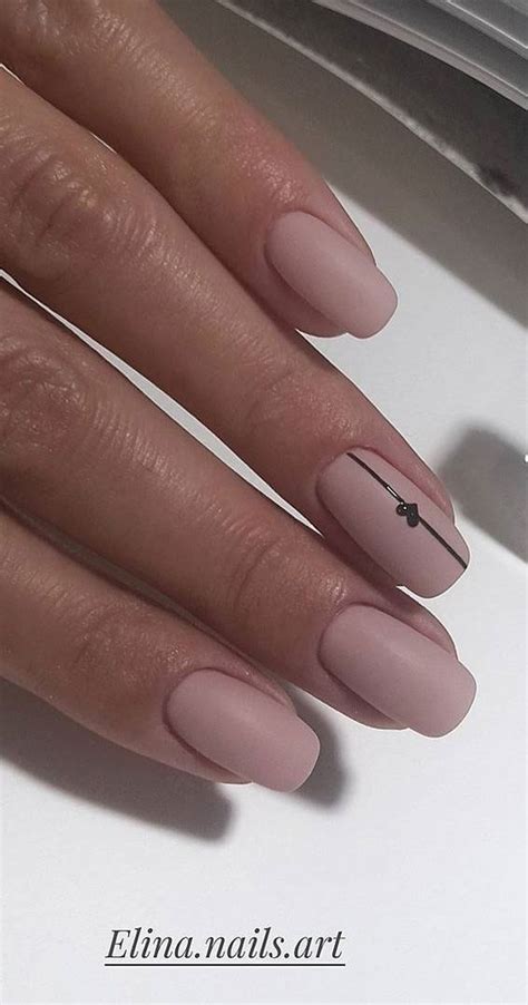 Pretty Valentine S Day Nail Ideas February Nails Nude Nails Chic Nails