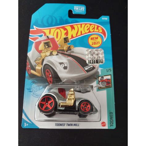 Hot Wheels Factory Sealed Tooned Twin Mill ZAMAC READY STOCK Shopee Malaysia