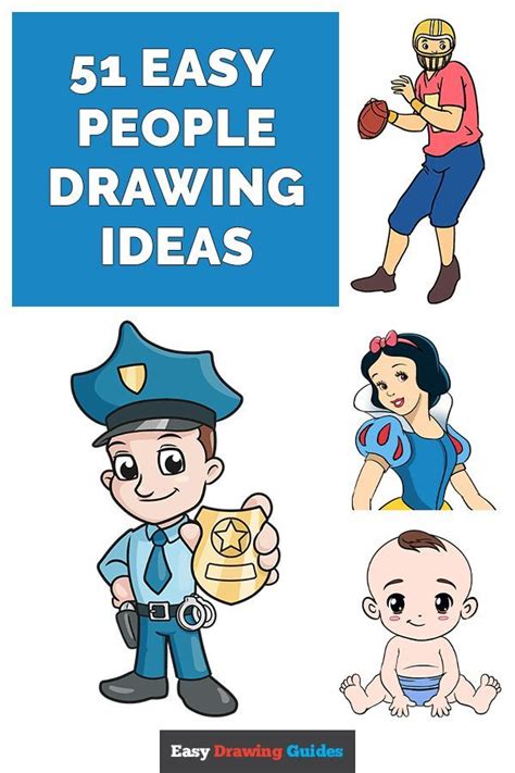 61 Easy People Drawing Ideas | Easy people drawings, Drawing people ...