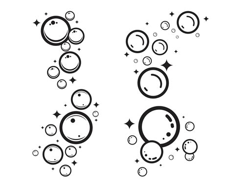 Bubbles Clip Art Black And White