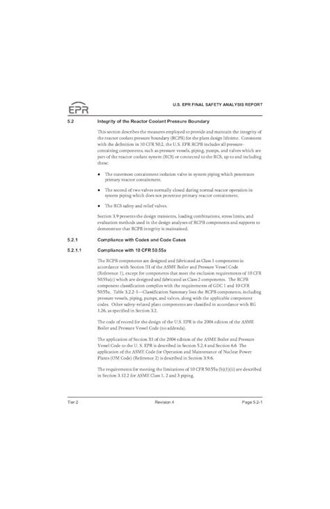 Pdf U S Epr Final Safety Analysis Report U S Epr